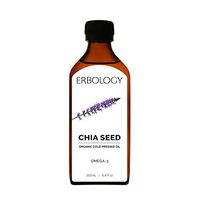 Organic Cold-Pressed Chia Seed Oil 6.8 fl oz - Promotes Heart Health - Rich in Omega-3 - Premium Food Grade