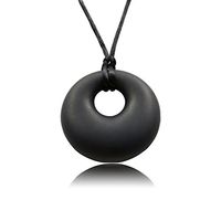 Yummy Gummy Pendant - Sensory Chew Necklace by Munchables (Black)