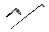 36" Grenade style T Style Handle Steel Metal Gentlemen Walking Cane Stick M-2510-G