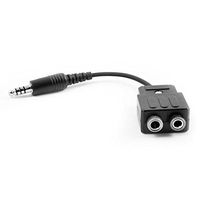 Rugged Air GA2HELI-ADPT General Aviation Headset to Helicopter Headset Adapter - Use Your General Aviation Headset with Helicopter Intercom