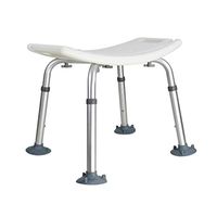 Bathroom Accessories Old Man Bath Stool Pregnant Woman Bathroom Stool Child Slippery Non-Rusting Bench Height Adjustable Anti-Rollover Invisible Armrest Height Adjustable (Size : B)