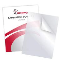 5MIL Letter Size 9" x 11.5" Laminating Pouches - 100pk MyBinding TLP5LETTER Clear