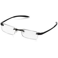 Visualites 1 Black 1.25 Rectangle Reading Glasses