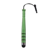 MyBat Stylus Pen with Dust Cap for Smartphones - Retail Packaging - Green