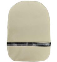 Stretchy Deodorizing Ostomy Pouch Cover (Beige - Checkered), XL)