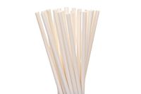 White Solid Paper Straws (25)