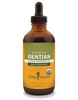 Herb Pharm Certified Organic Gentian Liquid Extract for Digestive Support - 4 Ounce