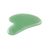 Meta-C - Jade Gua Sha Scraping Massage Tool - Hand Made Natural Stone Guasha Board for SPA Acupuncture Therapy Trigger Point Facial Treatment (Green)