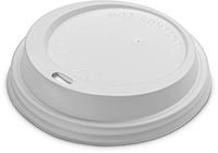 PaperMade White Disposable Coffee Cup Lids (1000 Lids) - Resealable Dome Lids For Hot Or Cold Beverage Cups, 1 Case Fits Most 10 oz, 12oz, 16oz, 20oz Cups | Perfect For Travel, Coffee Shops & Take Out