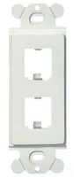 Gfci Module Frame, Mini Com, 2 Port, White