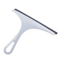 Car Window Glass Wiper, Bathroom Shower Glass Squeegee Rubber Window Cleaner for Bathroom Window Mirror Floor Door Car Glasses Cleaning (Blue)