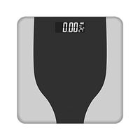 Multifunction Electronic Body Fat Scale Bathroom Floor Glass Body Scale Led Digital Weight USB Charging Weight Balance Scale,Sliver