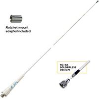 KJM A430-VSS VHF Antenna, 3', Stainless Steel
