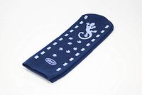 GBM Geckos - Plush Double Tread Non-Slip Safety Socks 2-Pack (Navy Blue, Medium)