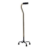 Crutches Aluminum Four Corner Cane Walker Old Man's Staff Height Adjustable Walking Stick Retractable Cane (Color : Green, Size : 75cm)