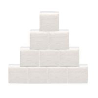 10 Pack White Paper Hand Towels Pack of 60 Sheet Tissues Napkin