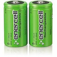 Enercell 1.2V/5000mAh Ni-MH D Batteries (2-Pack)