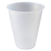 Fabri-Kal 9508022 Rk Ribbed Cold Drink Cups, 7 Oz, Clear