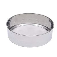 Fiesta Stainless Steel Mesh Flour Sifter Sieve Strainer Cup Cake Baking Kitchen Colander Powdered Sugar Filter Cake Baking Tools: 15x4.5cm