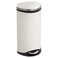 SAF9902WH - Safco Hands Free Step-On Receptacle