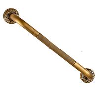 YSXZM Grab Bar, Bathroom Grab Rails Wall-Mounted Structure Armrests Anti-Skid Handle Railings Safety Support Rail Straight Handrail Bathtub (Color : BrownD, Size : 51CM)