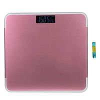 Wocume LED Fat Scale,Household Smart Electronic LED Digital Body Fat Scale Accurate Measure Weight(Rose Gold)