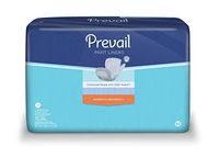 Prevail? Pant Liner , Large Plus Elastic - Printed Bag, Green, 13x28' 6 bags of 16 (96 ct.) by Prevail