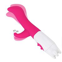 G spot rabbit Vibrator Clitoris Stimulator Dual Vibrator Penis Massager Dildo Vibrator Sex Toys for Woman Erotic Adult Sex Products（pink）