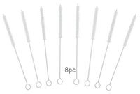 8pc 12-inch x 3/8 inch Nylon Brushes - for Reusable Tumbler Straws Washing & Cleaning