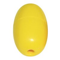 BEAU MAC PVC Rope Float, Yellow, 2.75"