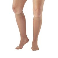 Ames Walker AW Style 16 Sheer Support 15 20mmHg CT Knee High Stockings Nude LG