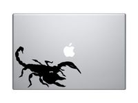 Insect Arachnid- Scorpion Venom Sting #5 - Scorpio Symbol - 5" Black Vinyl Decal Sticker Car Macbook Laptop