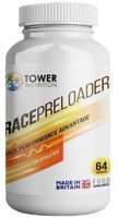 Sodium (Tribasic) Phosphate Supplement by Tower Nutrition | Race PreLoader 64 Capsules | Race Day Boost for Increased Endurance Performance | Vegan