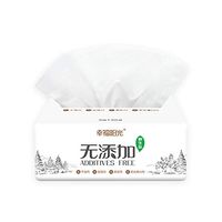 Xia&Han Womens Tops Household Paper Towel Napkin Toilet Paper 3 Sheets Pulp 100% Unscented (130 Cut 131mm 200mm) (12) White