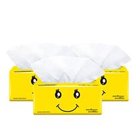 Lanhui Soft Tissues Paper Multifold Paper Towels With Fast-Drying Absorbency Pockets White 300 Sheets/Pack Paper for Bath Washroom (3PCS)