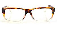 Green film coated lens TR90 reading glasses for Men and Women(Tortoise shell +4.50)