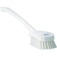 Vikan 41865 Hand-Held Hand Brush, Polypropylene, Polyester Bristle, 15-3/4", White
