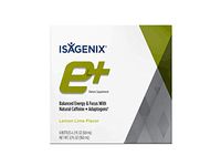 Isagenix e+ - Liquid Energy Shot Supplement with Hawthorn Berry, Green Tea, Licorice Root and More for Long-Lasting Energy - 2-Ounce Bottles (6 Pack) (Lemon Lime Flavor)