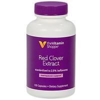 The Vitamin Shoppe Red Clover Extract (Trifolium Pratense), Standardized to 2.5 Isoflavones, Menopause Support (100 Capsules)