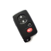 Replacement 4 Buttons Smart Key Case Shell Fob For 2008 2009 2010 2011 TOYOTA Camry No Chip (Only Key Shell)