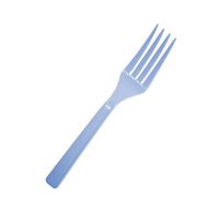 Northwest Medium-Weight Hard Plastic Plastic Forks (Light Blue, 100 Count)