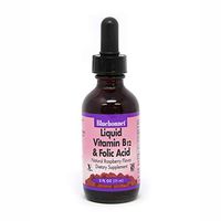Bluebonnet Liquid Vitamin B-12 and Folic Acid, Raspberry, 2 Fl Oz, 2.0 Ounces