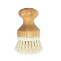 Pot Scrubbing Brush Cleaning Brush Pot Dish Bowl Brush Kitchen Cleaning Brush With Natural Bamboo Handle 96.5cm