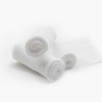 24 Gauze Bandage Rolls with Medical Tape and Medical Scissors Stretch Bandage Roll