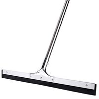 YCUTE Commercial Heavy Duty Floor Squeegee with 22" Rubber Blade- 52.9" Stainless Steel Long Handle Best for Moving Fluid Flat Concrete Tile Glass Marble and Wood Surfaces