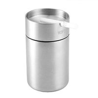 WOFO Ashtray, Stainless Steel Car Ashtrays, Cigarette Ashtray for Car or Outdoor Use, Ash Holder for Smokers, Windproof Automatically Extinguished Ash Tray (Large)