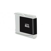 V7 V7LC51BK Remanufactured Black Ink Cartridge for Brother LC51-500 Page Yield