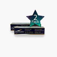PACK OF 2 - DERMATIX SILICONE GEL 15G - Skin Care - Reduce Prominent Immature Scars - Relieves, Pain & Discomfort Associated with Scars - Skin Moisture Balance - Clinically Proven - Netherlands