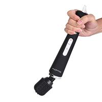 Mass&Pro Electric Massager Handheld Massager Wand Massager Handheld Elcetric Massager Massage Stick for Arm Neck Back Leg(Black)