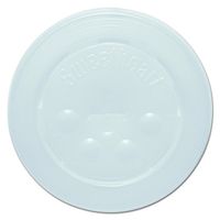 Solo L16BL-0100 Id Straw Slot Plastic Lid -translucent - For Solo Paper Cold Cups (Case of 2000)